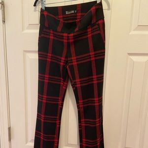 Women’s Bootcut Pull On Plaid Print 7th Avenue New York & Company